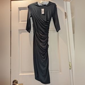 Helmut Lang Green Jersey Dress